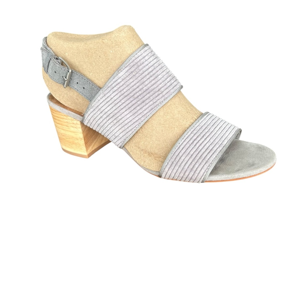 Toms Gray Corduroy Sandals Size 8.5